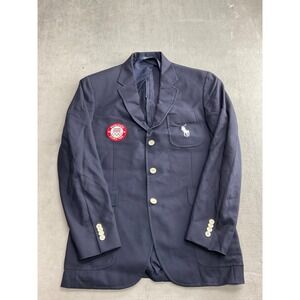 Polo Ralph Lauren United States Olympic Team Blazer Navy Blue Official Outfitter